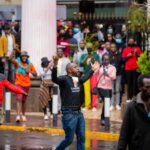 Demonstrations in Nairobi.