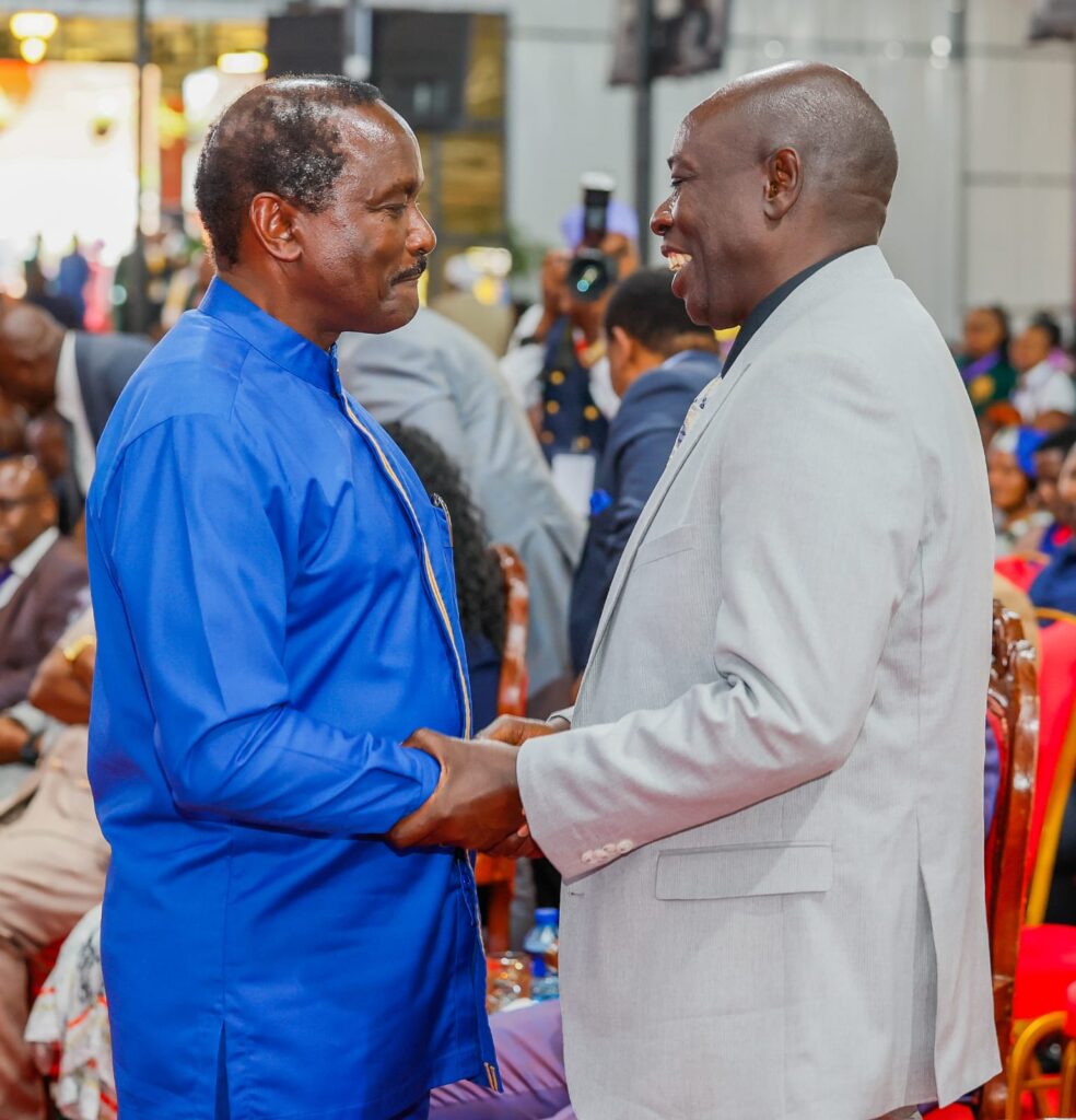 DP Rigathi Gachagua and Wiper Leader Kalonzo Musyoka