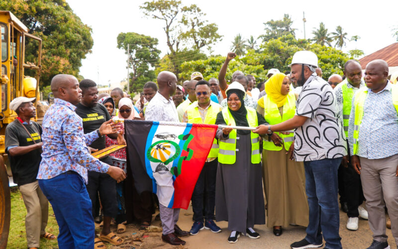 Kwale Governor Fatuma Achani Launches Major Road Tarmacking Projects