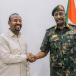 Ethiopian Prime Minister Abiy Ahmed and Sudan’s de facto leader, General Abdel Fattah al-Burhan.