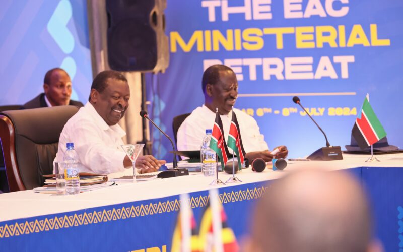 Mudavadi Introduces Raila Odinga to EAC Ministers on AU Commission Chairmanship