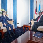 Deputy President Rigathi Gachagua hosts the Ambassador of the People's Republic of China to Kenya, Zhou Pingjian,