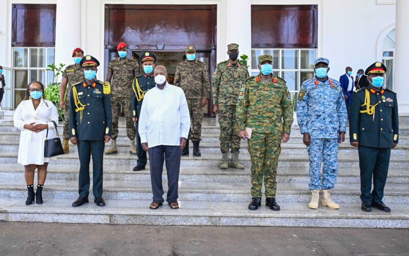 Uganda President Museveni Meets Ethiopian Military Chief Jula