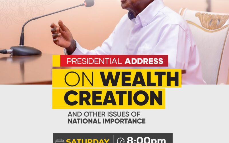 President Museveni to Address the Nation on Wealth Creation Tonight