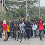 Residents of Kitengela Protest Over Impassable Road Due to Raw Sewer Water