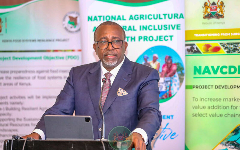 Agriculture Cabinet Secretary (CS) Mithika Linturi