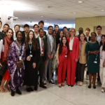 ITU Secretary-General Doreen Bogdan-Martin meets the inaugural cohort of GCYLP fellows in Geneva, Switzerland