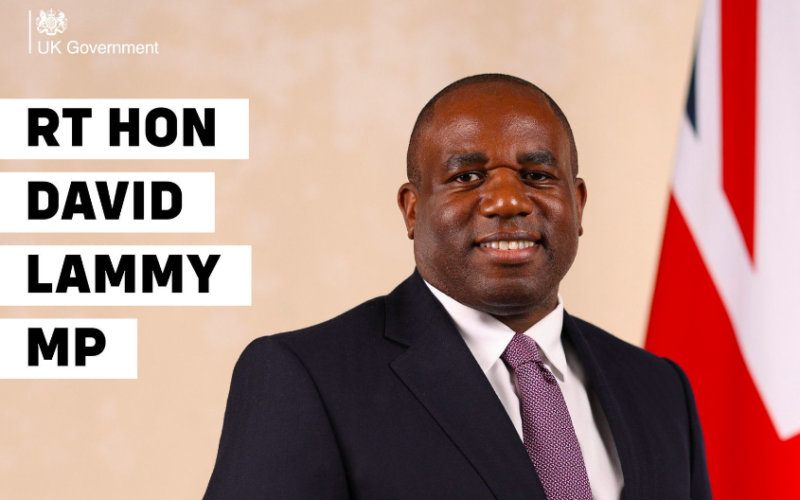 David Lammy Appointed UK Secretary of State for Foreign, Commonwealth and Development Affairs