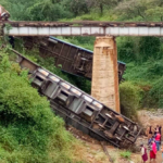 Train derails in Kajiado