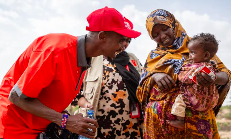 Somaliland: Olympian Sir Mo Farah ‘Heartbroken’ To See Impact of Climate Change on Children in His Homeland