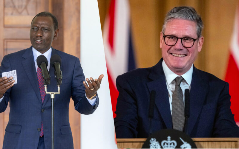 Ruto Congratulates Keir Starmer on Election as UK Prime Minister