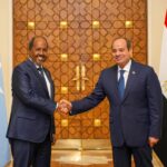 Epyptian President Abdel Fattah El-Sisi hosts Somali President Hassan Sheikh Mohamud in Cairo.