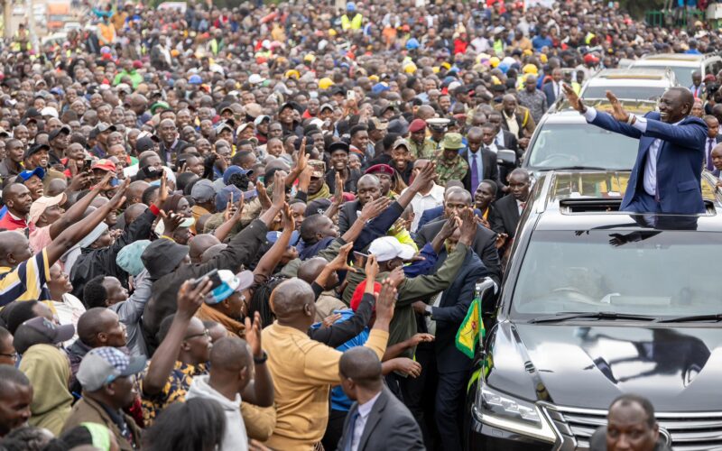 President William Ruto asks Kenyans to shun violence