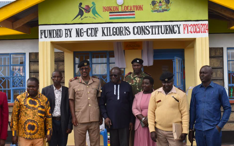 Kilgoris MP Julius Sunkuli Unveils First Modern Chief’s Office in Isokon, Trans Mara South