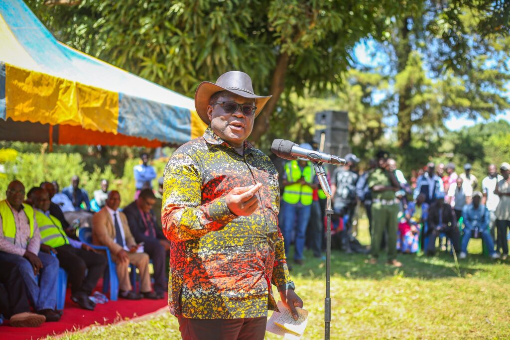 Bungoma Governor Kenneth Lusaka during the event.