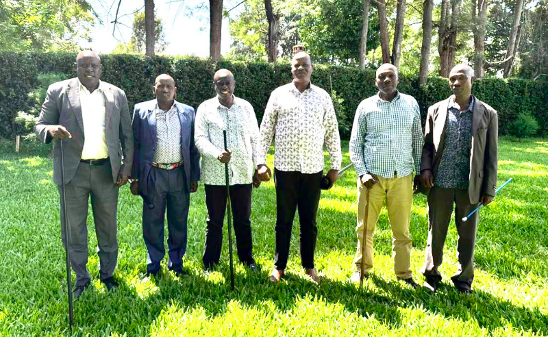 Rigathi Gachagua with a delegation of Elders from Kajiado West.